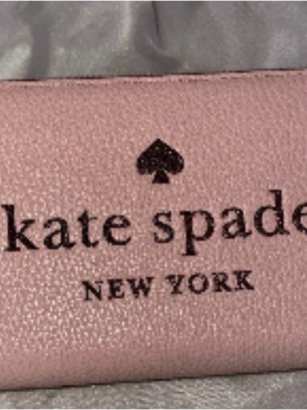 Kate Spade New York Glitter on Rose Smoke Wallet